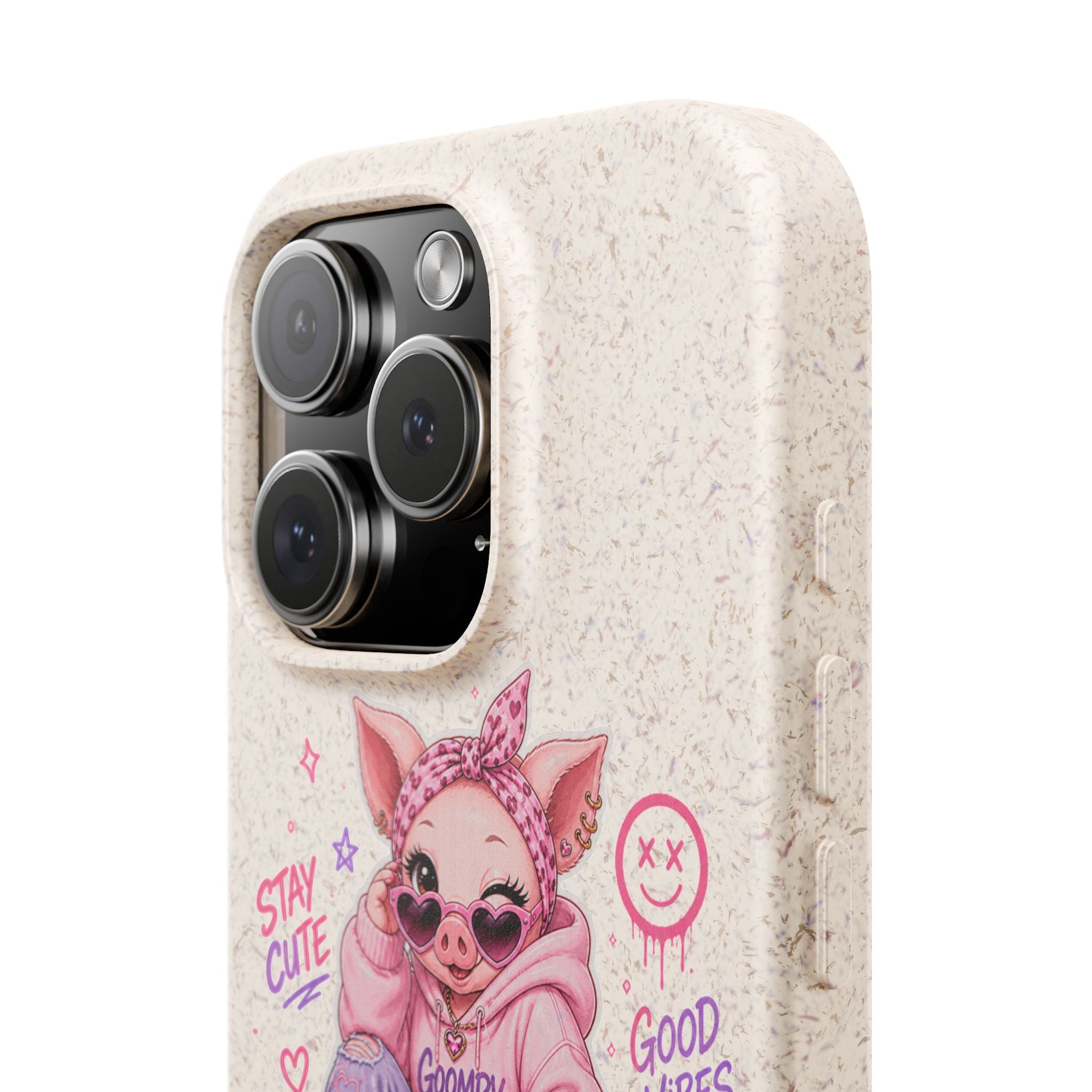 Biodegradable Cute Piglet With Style Phone Case