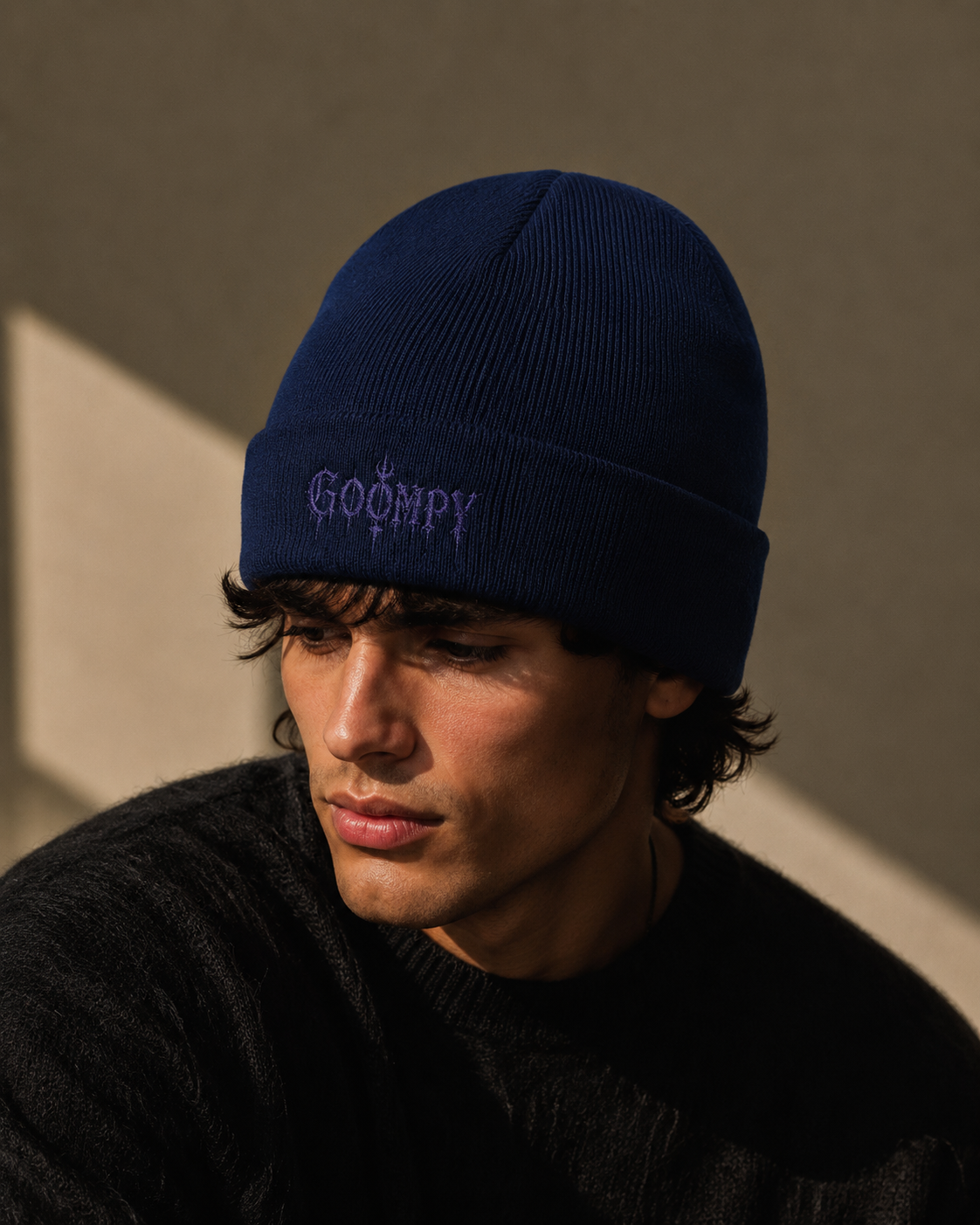 Goompy- Embroidered Subcultural Knit Beanie
