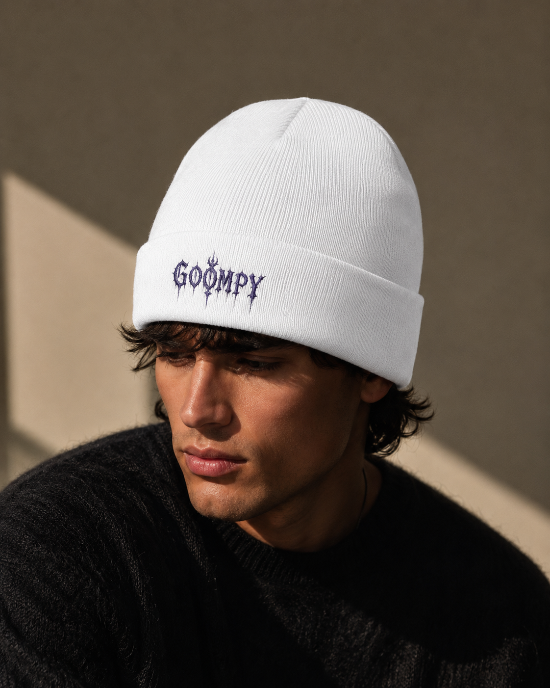 Goompy- Embroidered Subcultural Knit Beanie