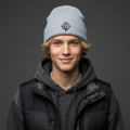 Cyber Emblem Embroidered Cuff Beanie