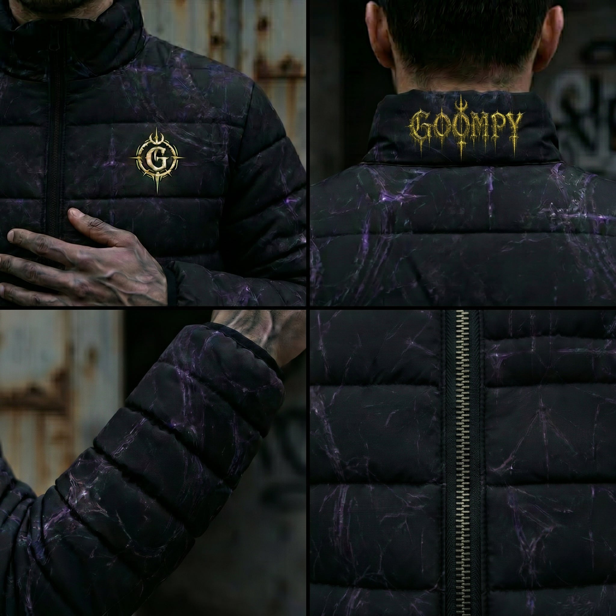 Goompy Shadow Vein Puffer Jacket