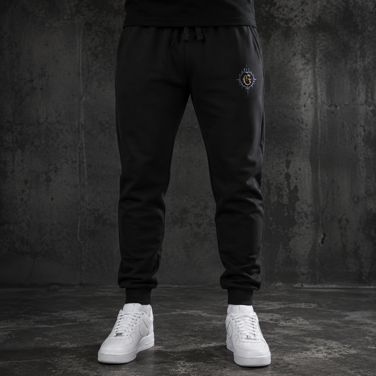 Goompy Logo Embroidered Fleece Sweatpants