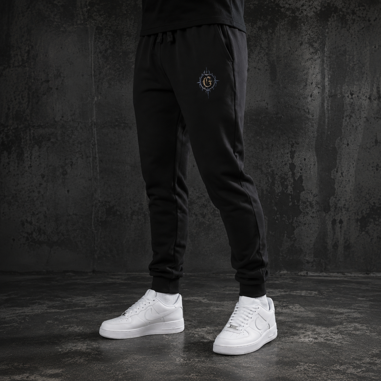Goompy Logo Embroidered Fleece Sweatpants