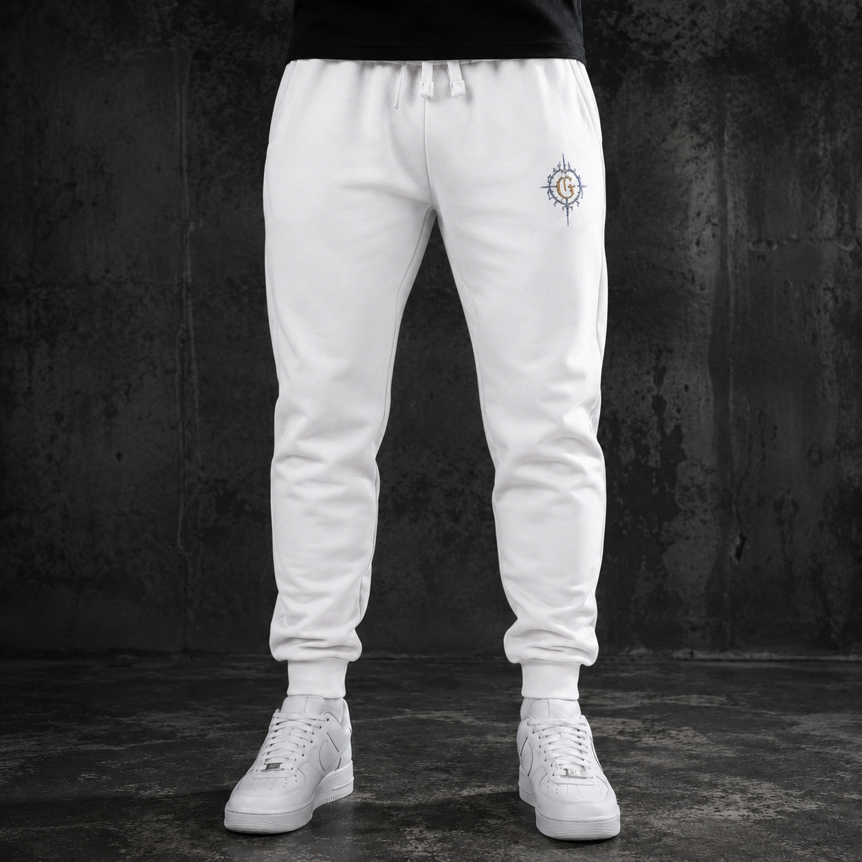Goompy Logo Embroidered Fleece Sweatpants