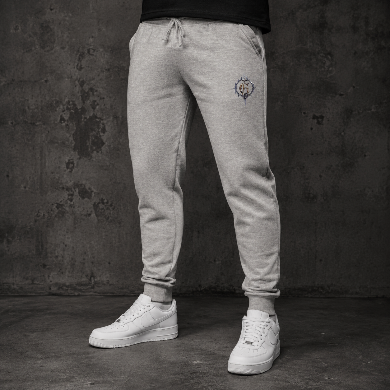 Goompy Logo Embroidered Fleece Sweatpants