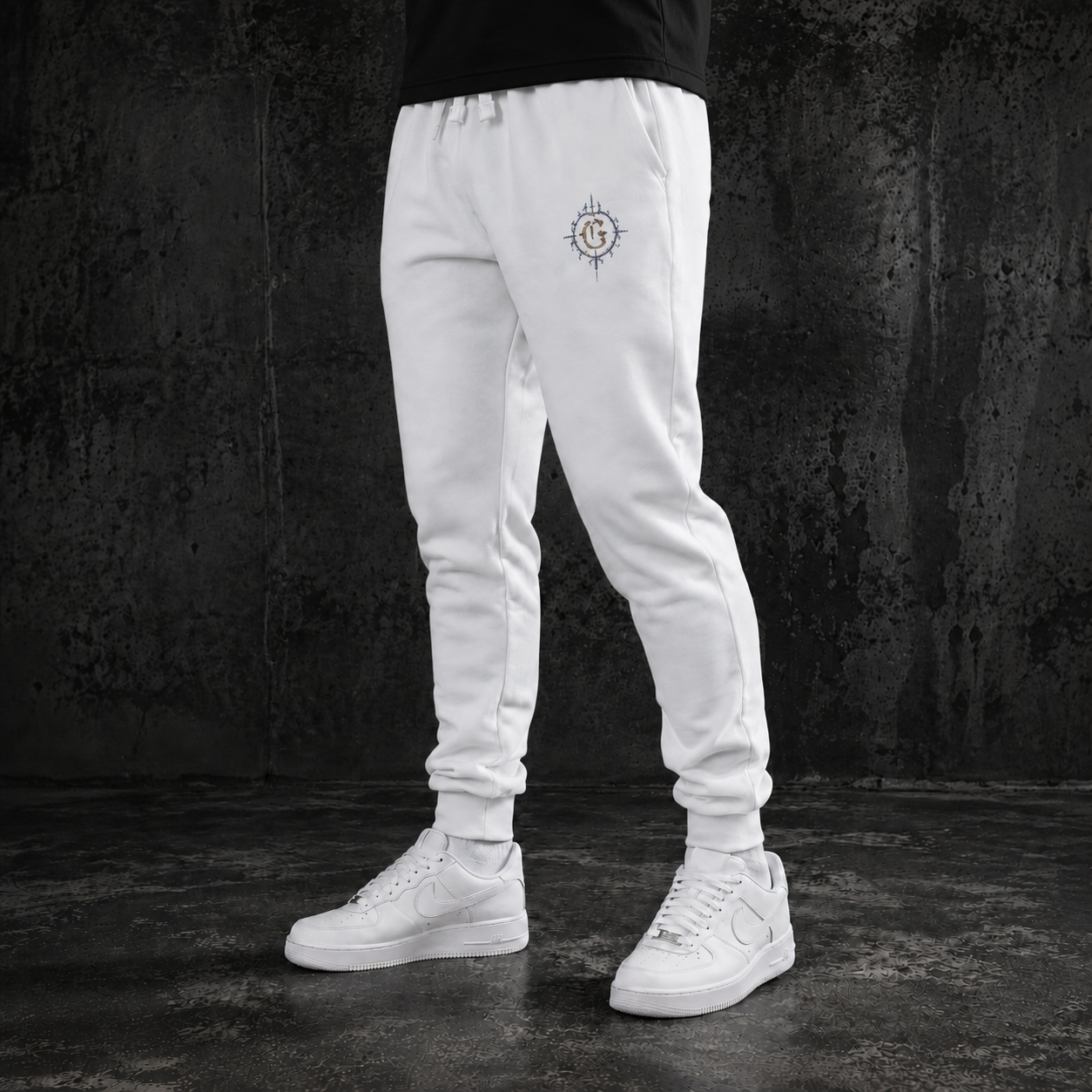 Goompy Logo Embroidered Fleece Sweatpants