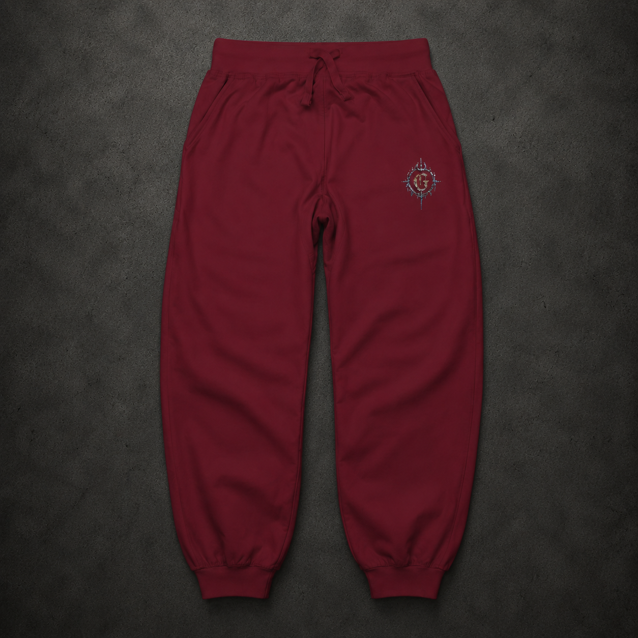Goompy Logo Embroidered Fleece Sweatpants