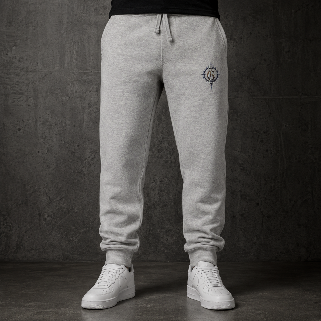 Goompy Logo Embroidered Fleece Sweatpants