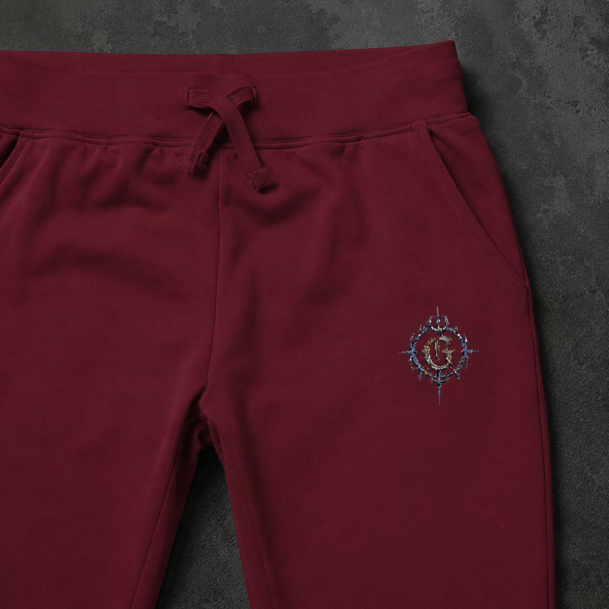 Goompy Logo Embroidered Fleece Sweatpants