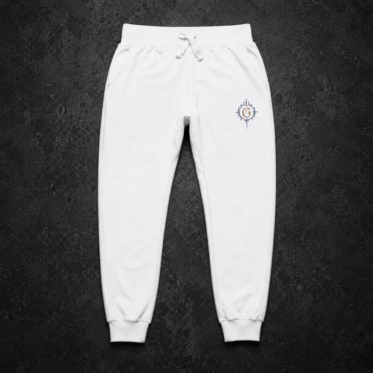 Goompy Logo Embroidered Fleece Sweatpants