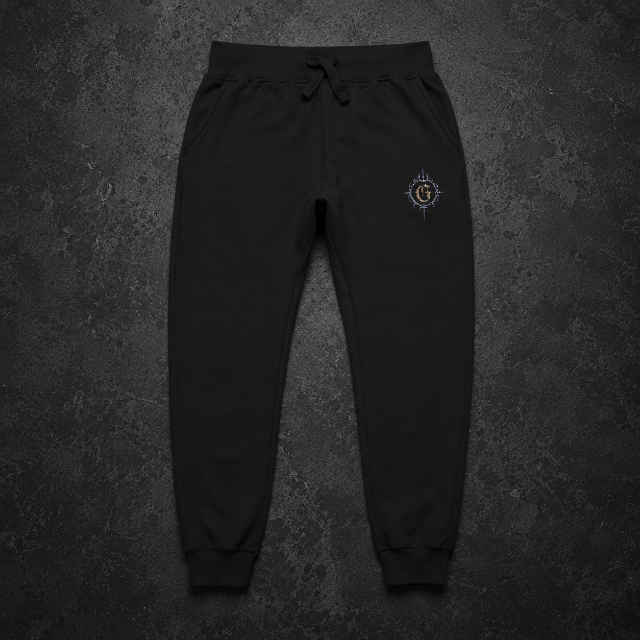 Goompy Logo Embroidered Fleece Sweatpants