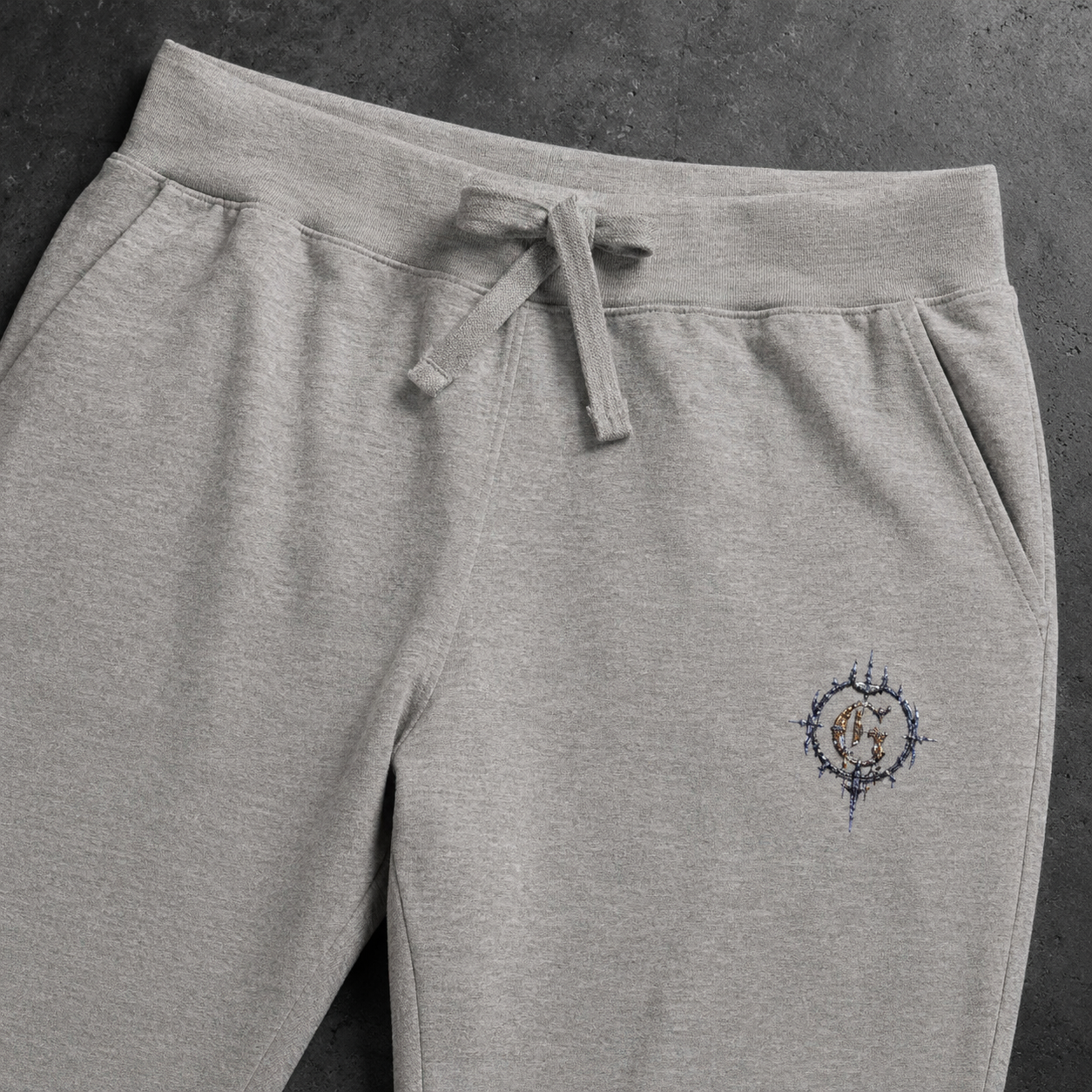 Goompy Logo Embroidered Fleece Sweatpants