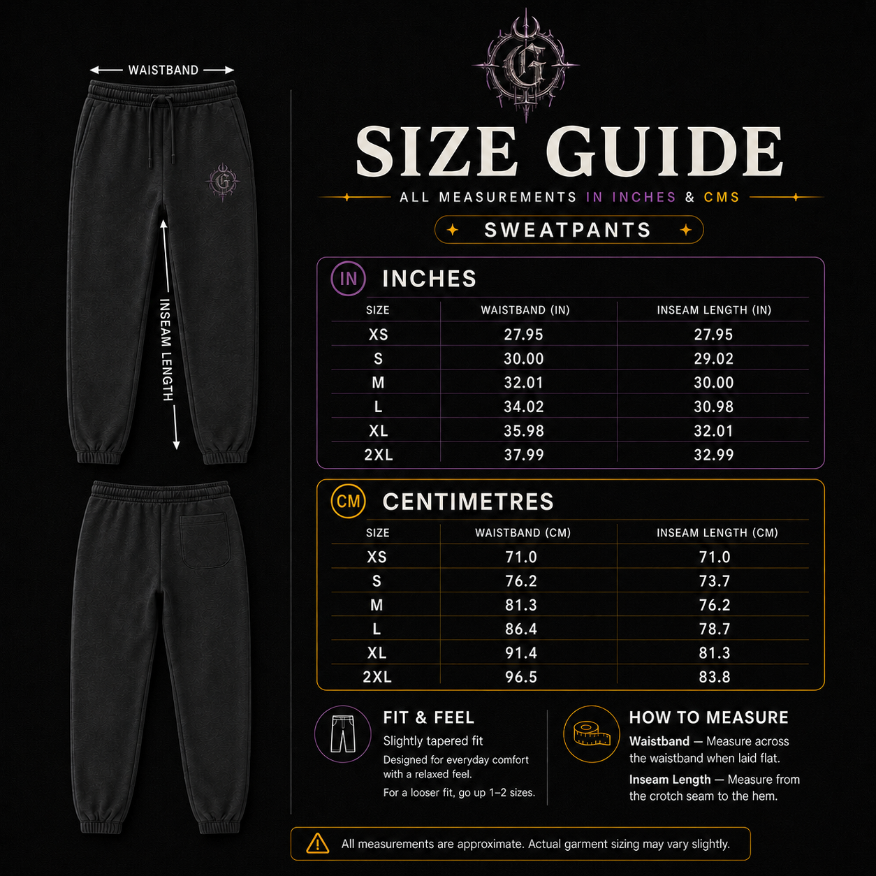 Goompy Logo Embroidered Fleece Sweatpants