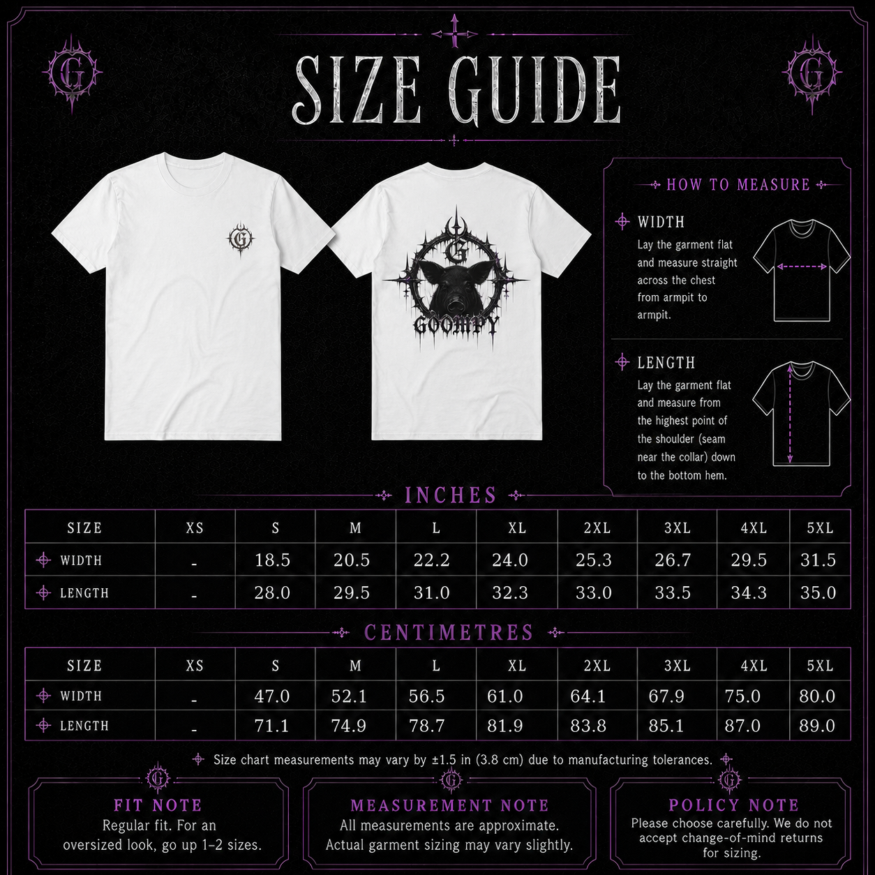 GOOMPY Pig Sigil Tee