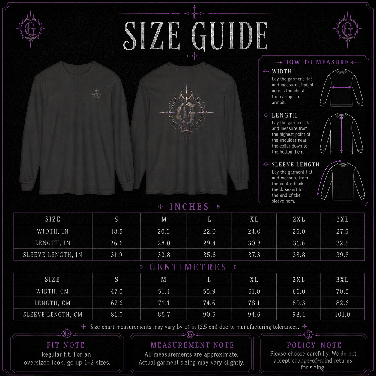 GOOMPY Crest Long Sleeve