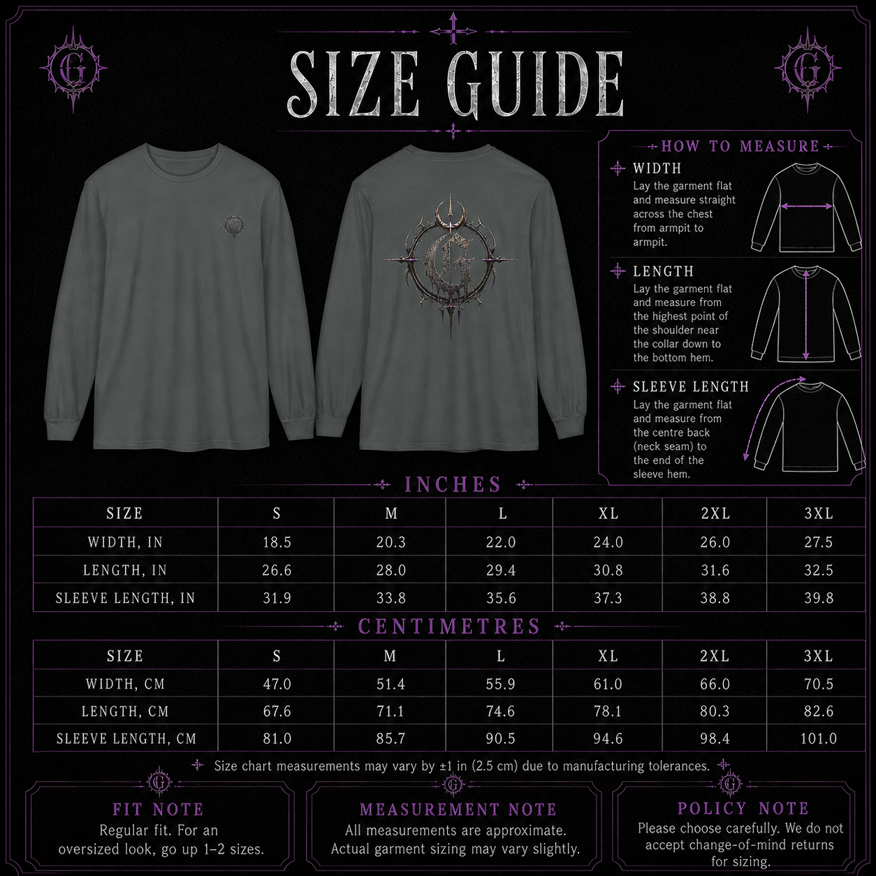 GOOMPY Crest Long Sleeve