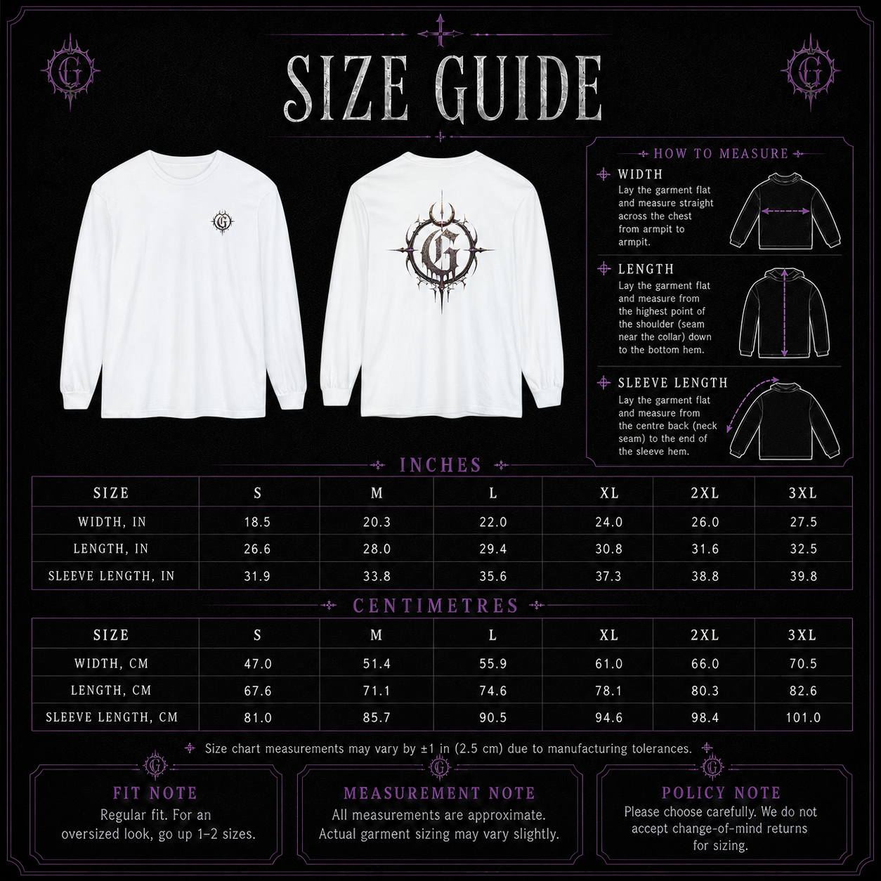 GOOMPY Crest Long Sleeve