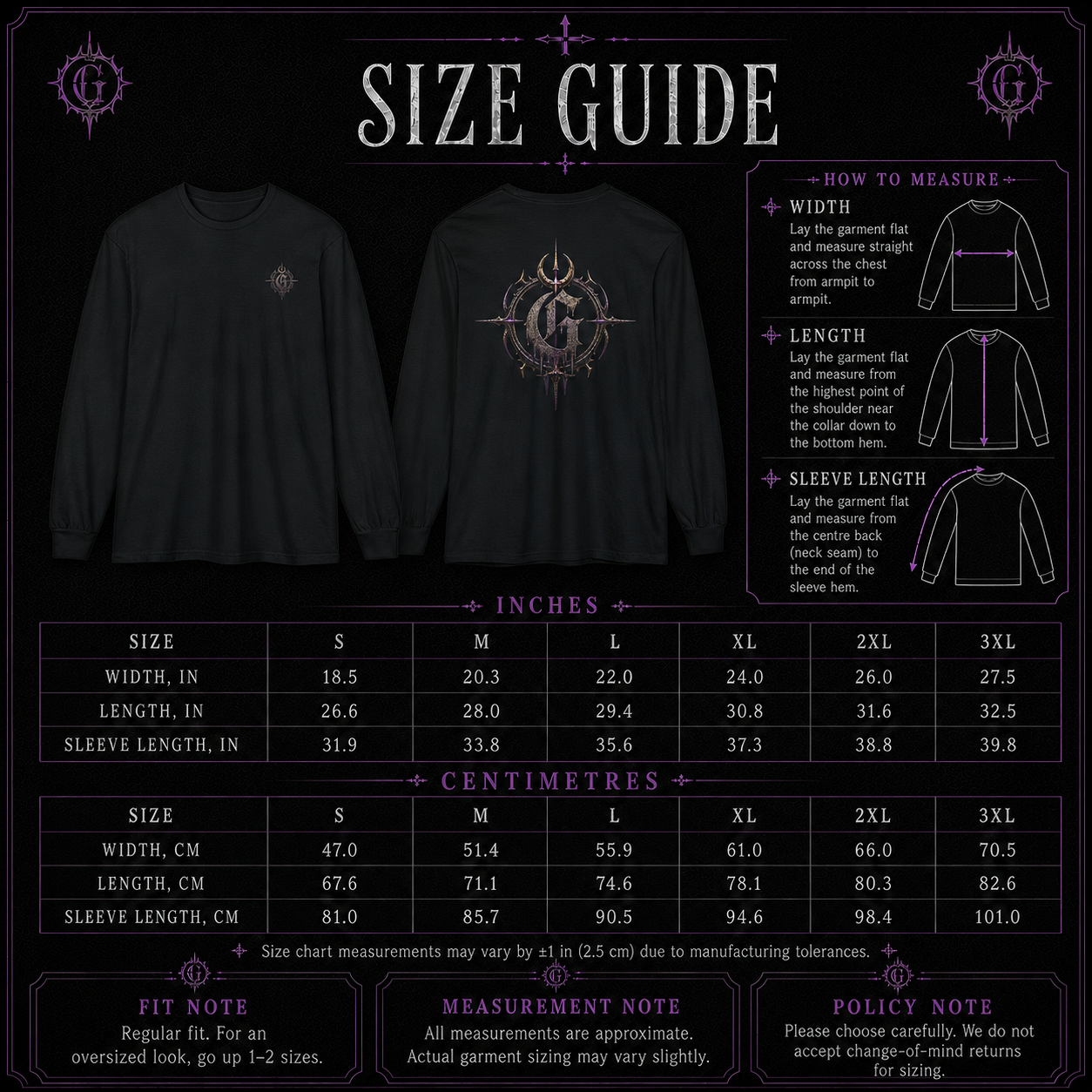 GOOMPY Crest Long Sleeve