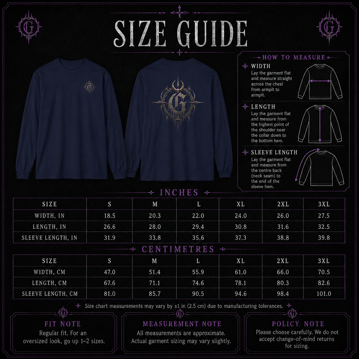 GOOMPY Crest Long Sleeve