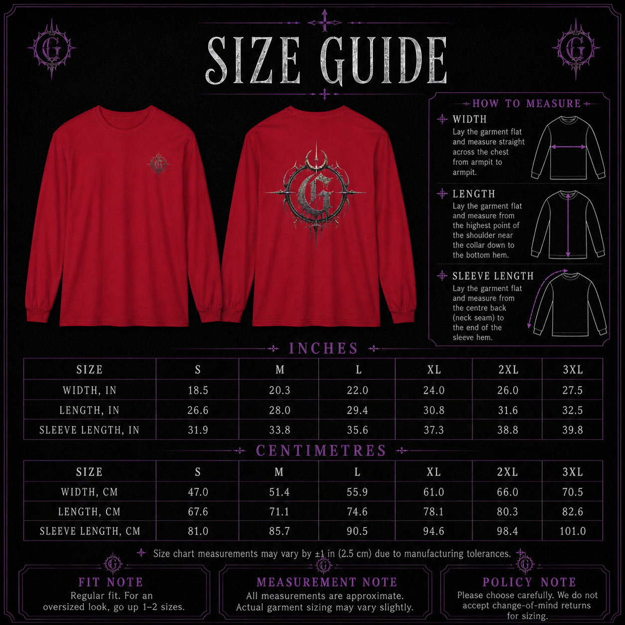 GOOMPY Crest Long Sleeve