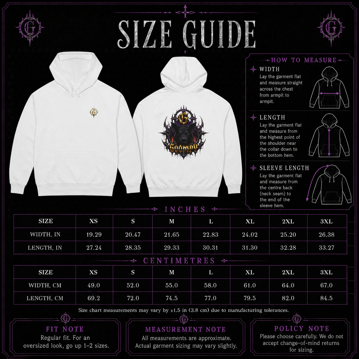 Gloom Crown Hoodie heavyweight
