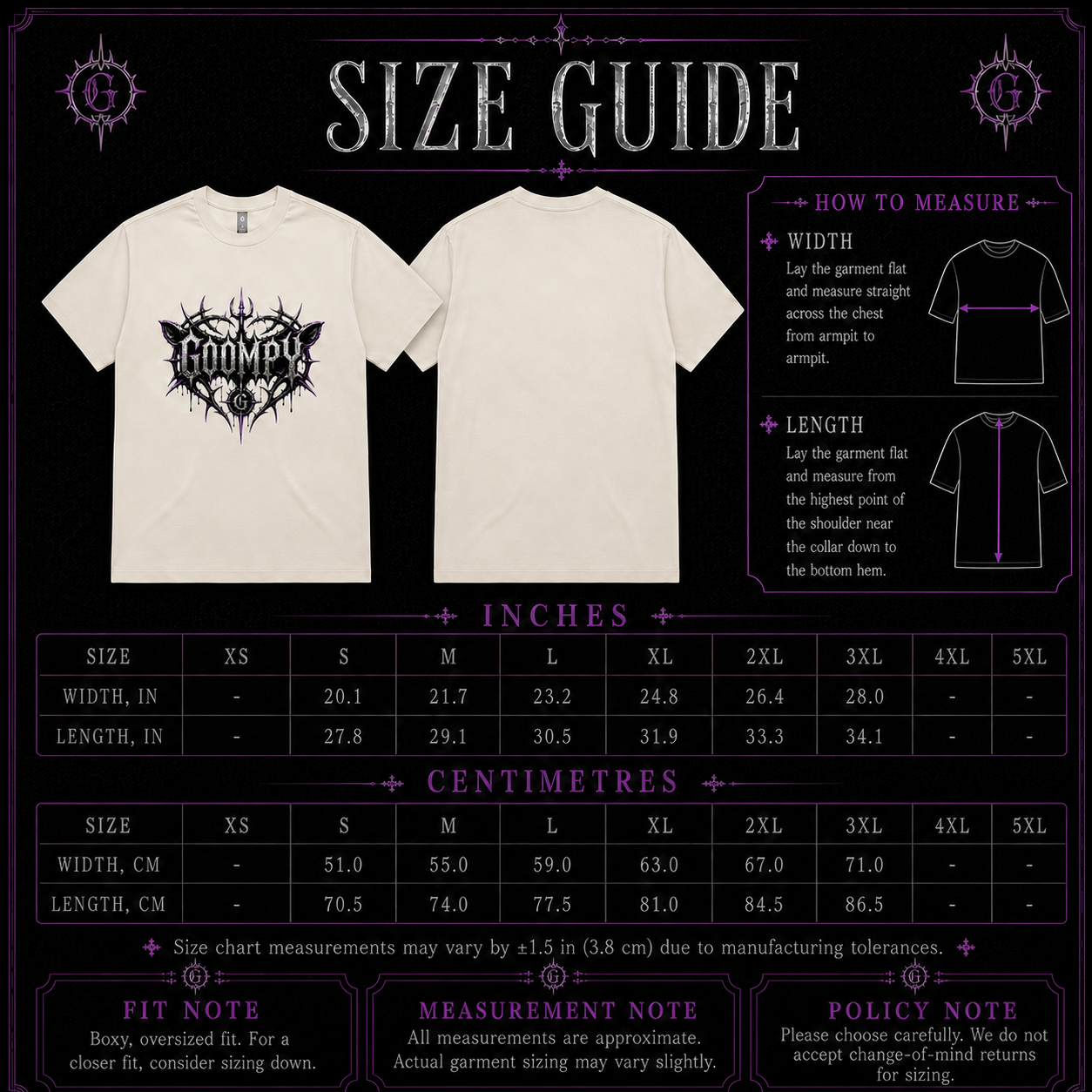 Goompy Sovereign Crest Heavy Tee