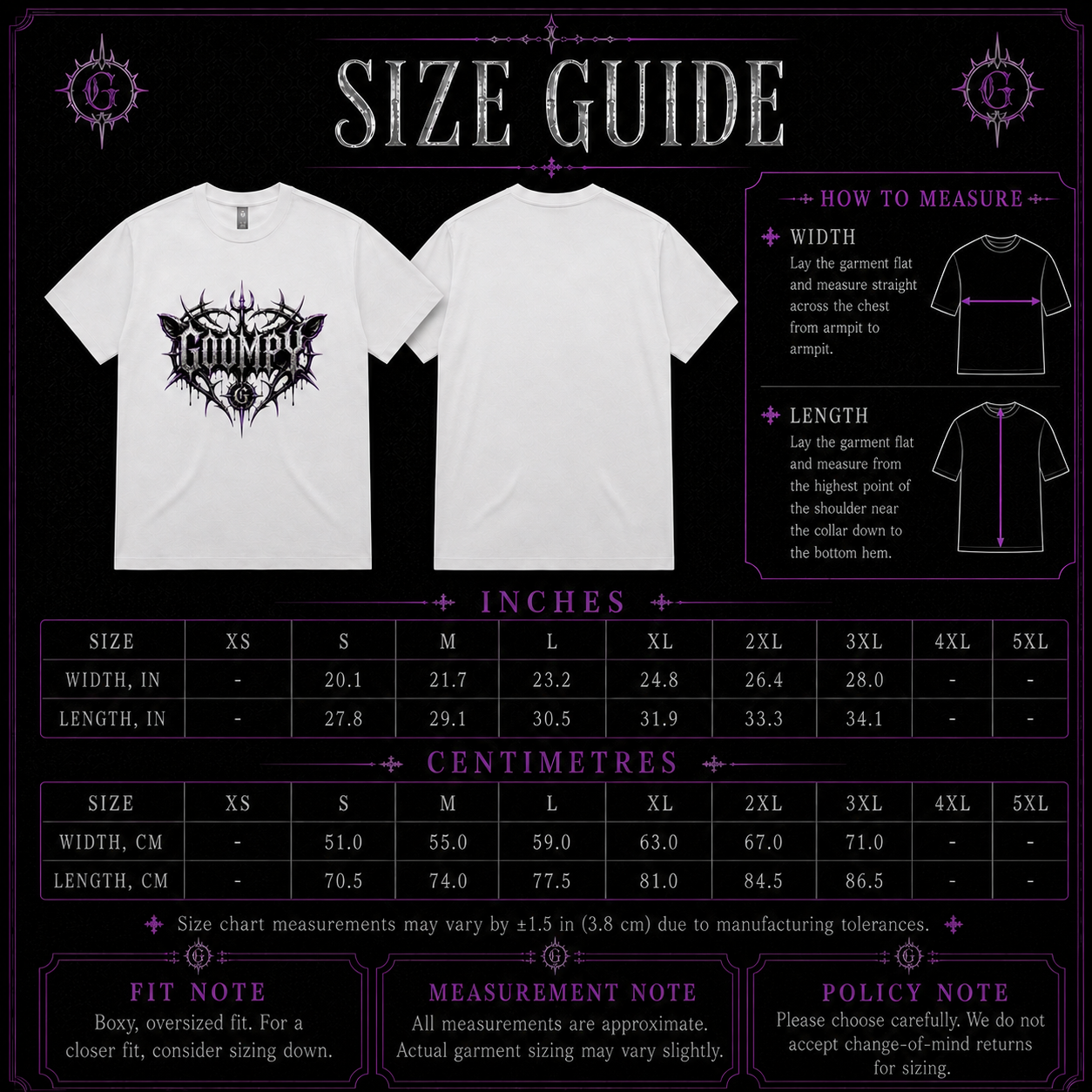 Goompy Sovereign Crest Heavy Tee
