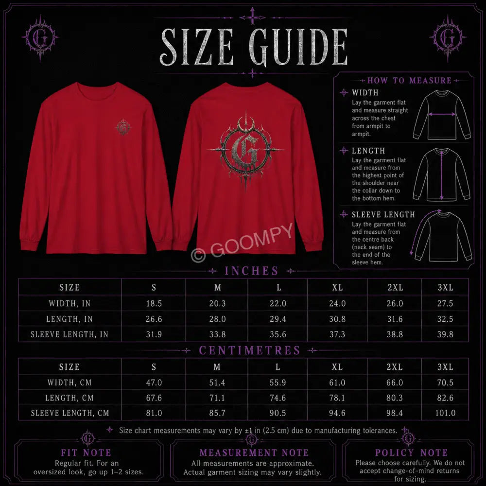 Goompy Crest Long Sleeve T-Shirt - Long-sleeve