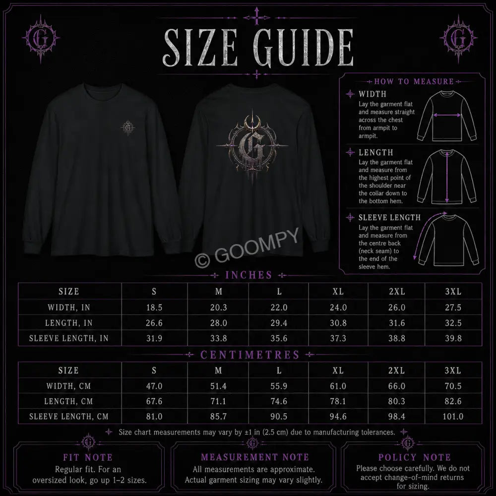 Goompy Crest Long Sleeve T-Shirt - Long-sleeve