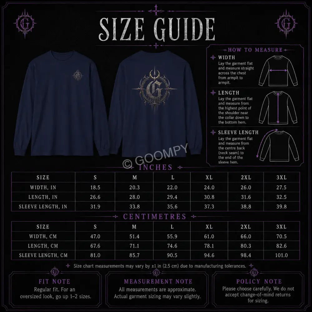 Goompy Crest Long Sleeve T-Shirt - Long-sleeve