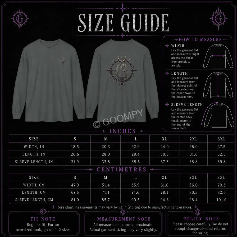 Goompy Crest Long Sleeve T-Shirt - Long-sleeve