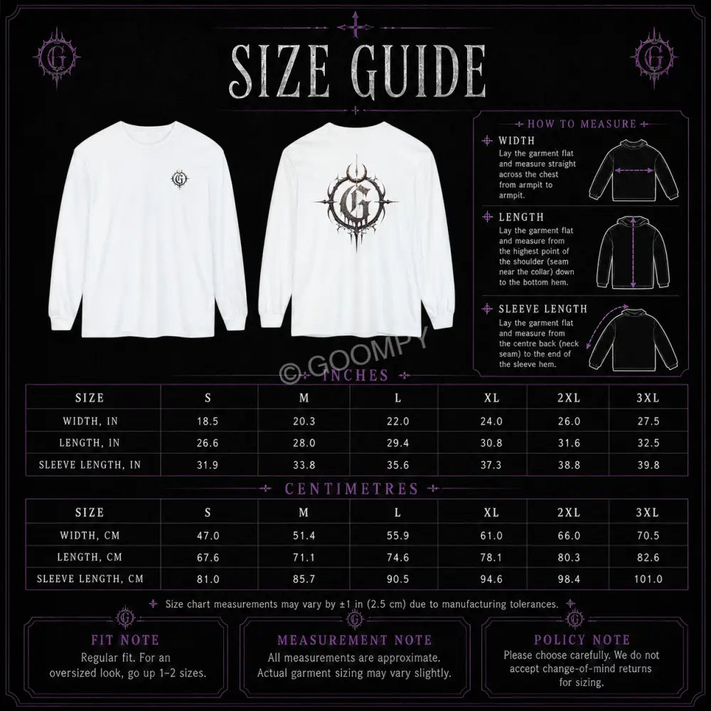 Goompy Crest Long Sleeve T-Shirt - Long-sleeve