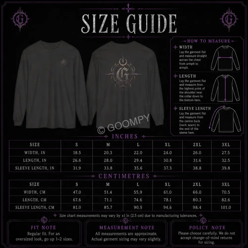 Goompy Crest Long Sleeve T-Shirt - Long-sleeve