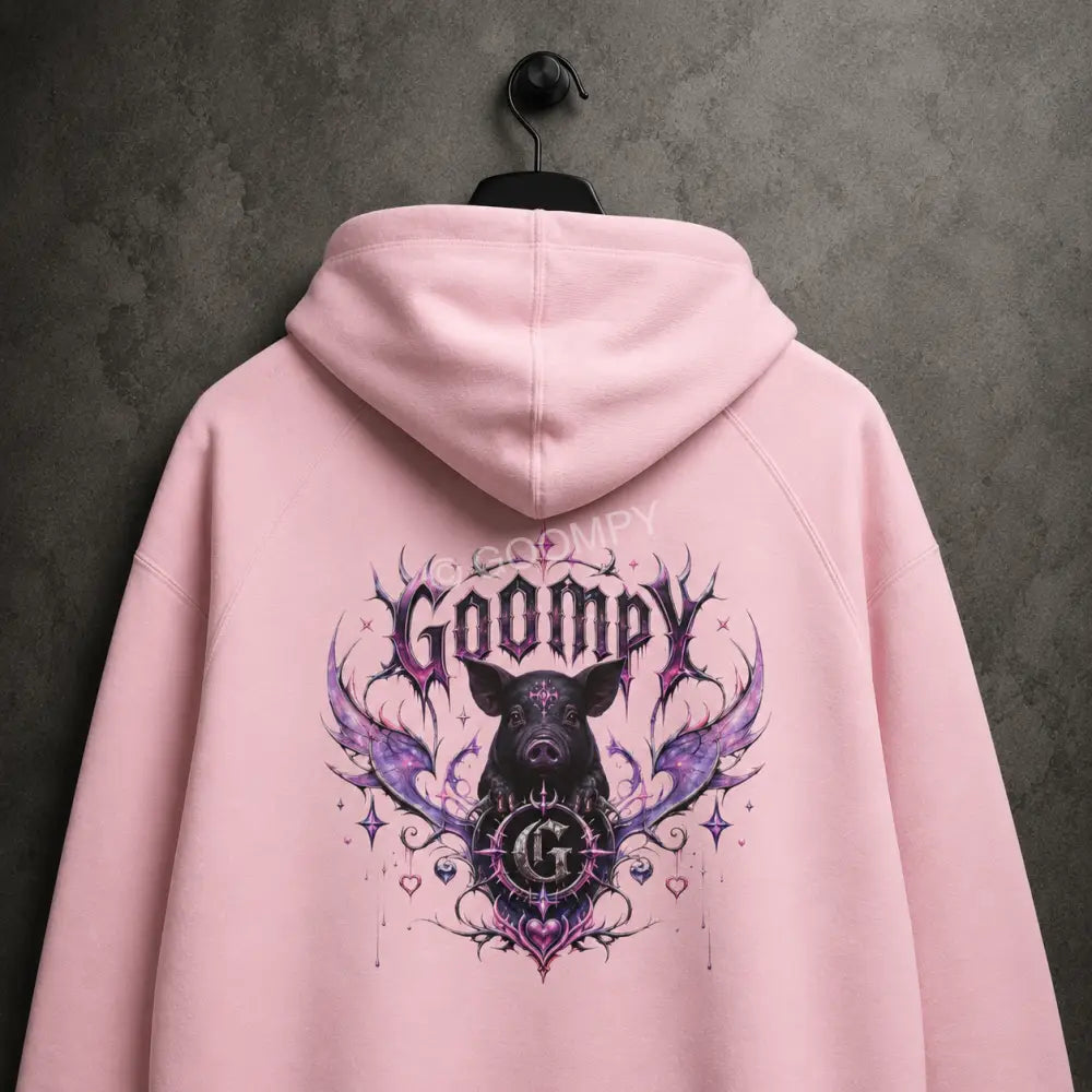 Goompy Gloom Crown Graphic Hoodie - Hoodie