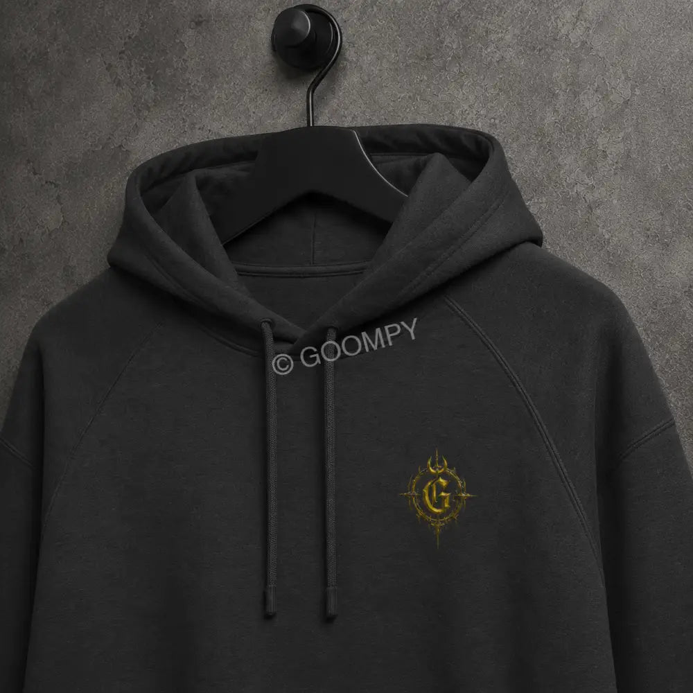 Goompy Gloom Crown Graphic Hoodie - Hoodie