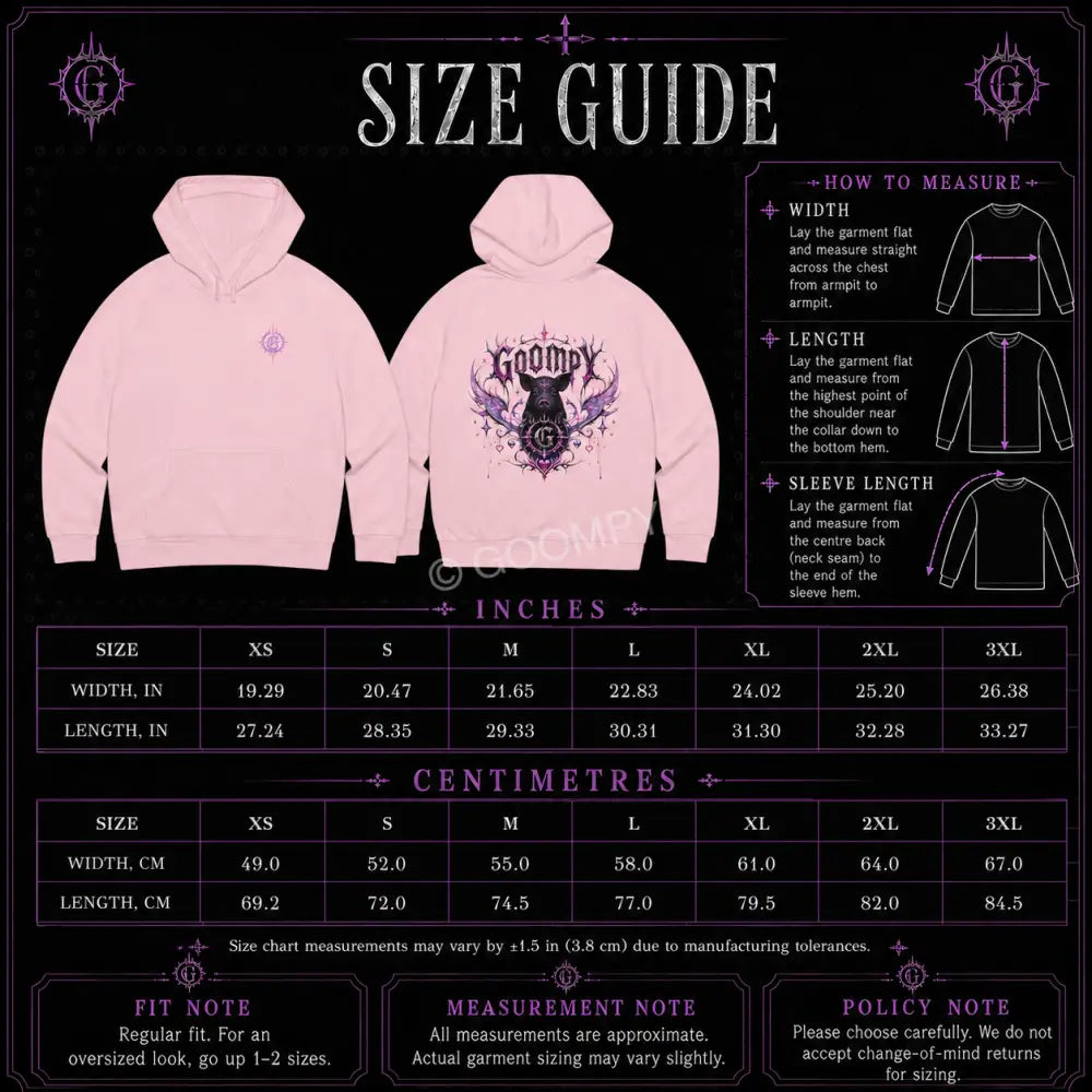 Goompy Gloom Crown Graphic Hoodie - Hoodie