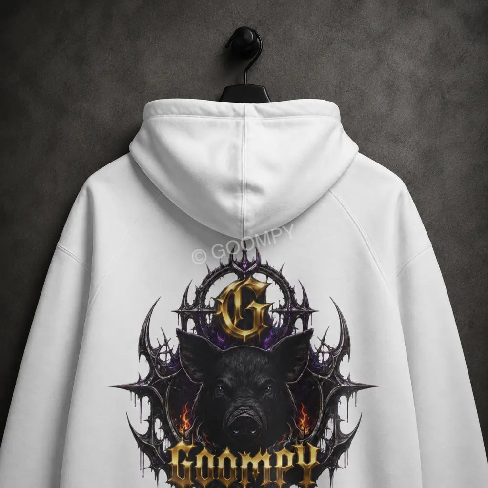 Goompy Gloom Crown Graphic Hoodie - Hoodie