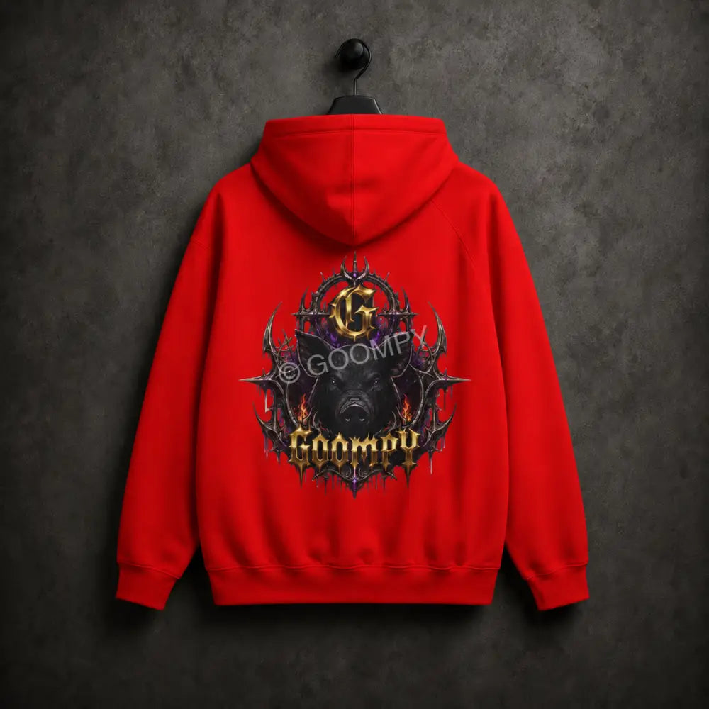 Goompy Gloom Crown Graphic Hoodie - Hoodie
