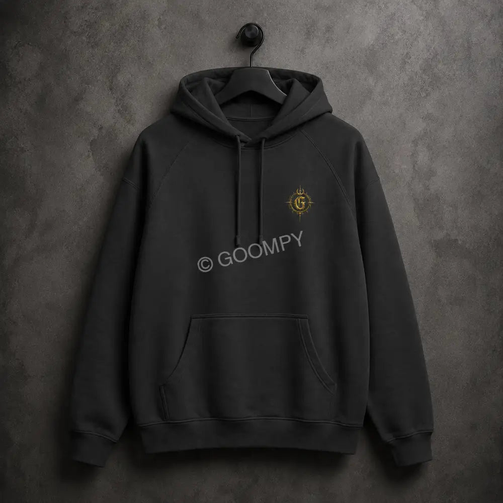 Goompy Gloom Crown Graphic Hoodie - Hoodie