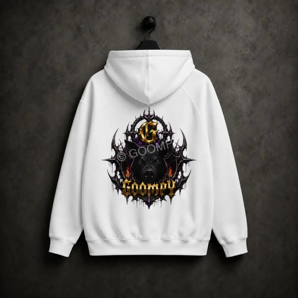 Goompy Gloom Crown Graphic Hoodie - Hoodie