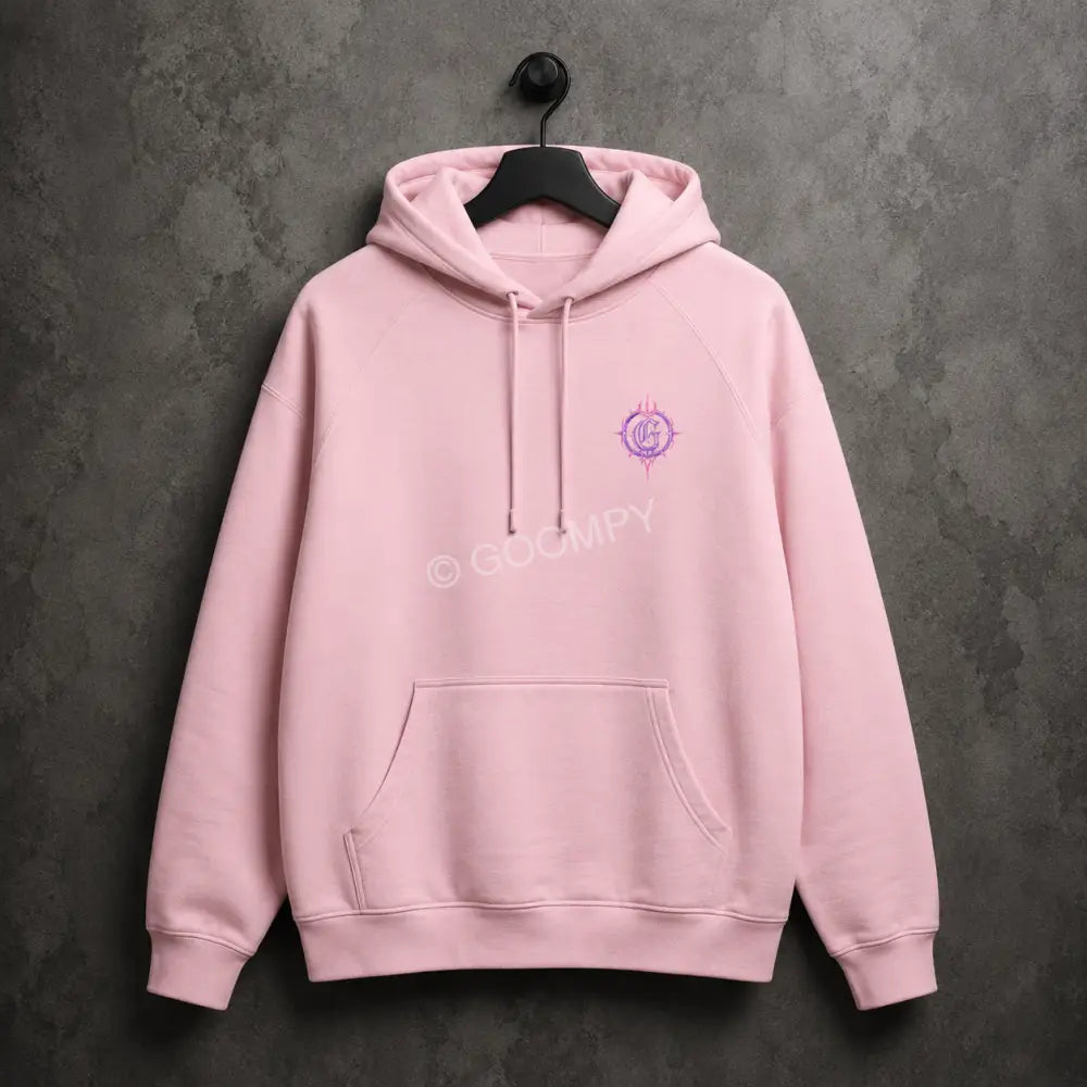 Goompy Gloom Crown Graphic Hoodie - Pink / XS - Hoodie
