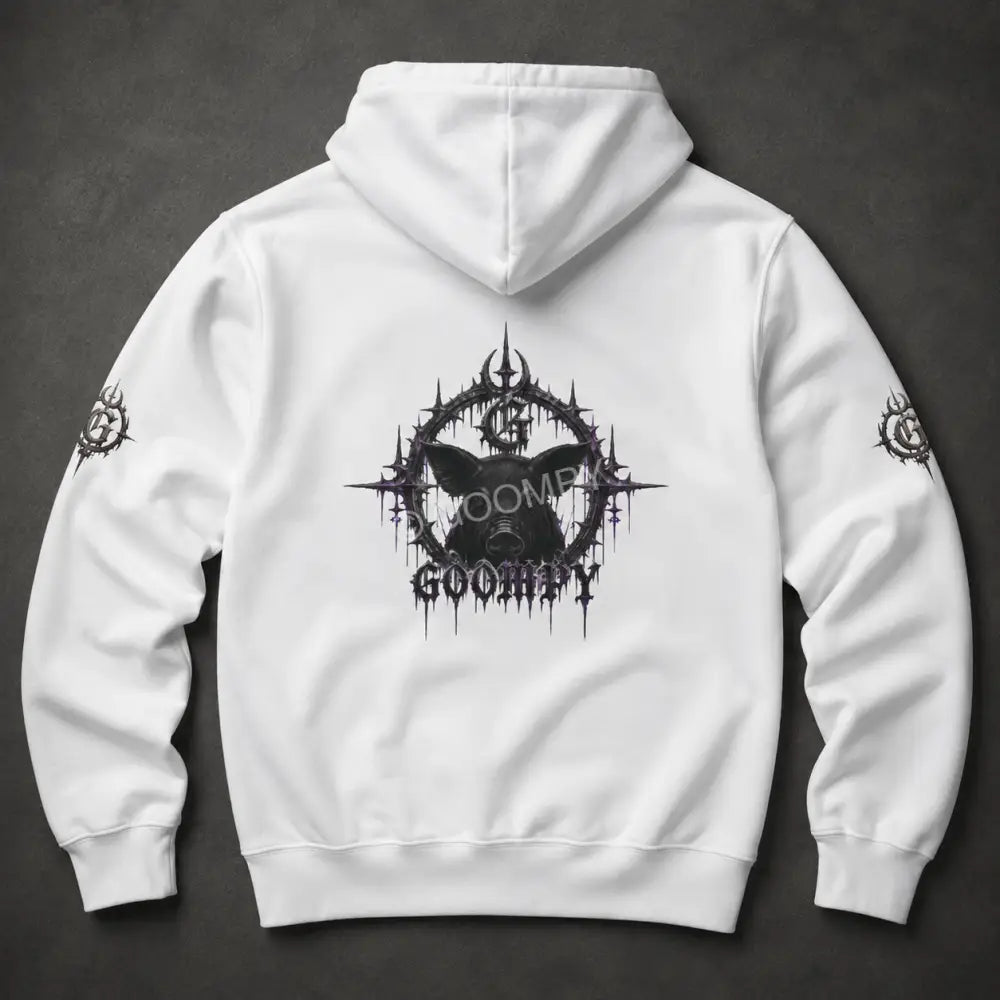 Goompy Graphic Zip-Up Hoodie - Hoodie
