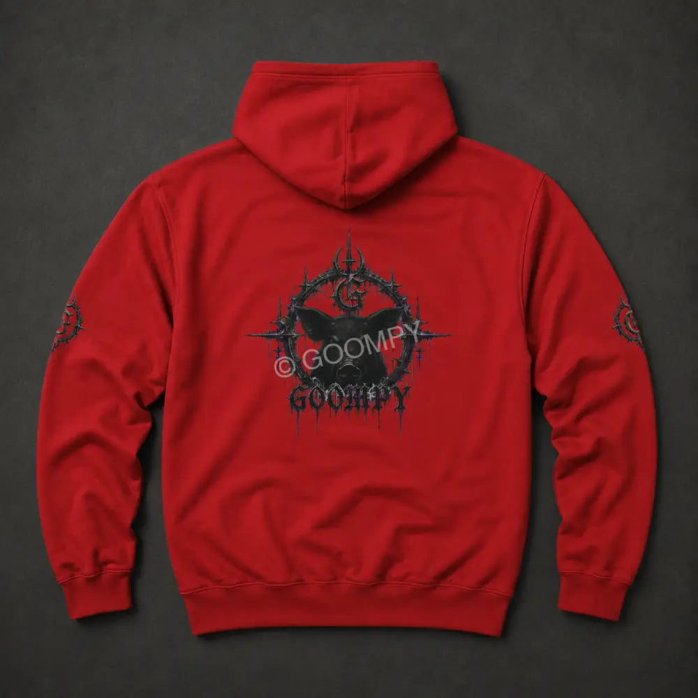 Goompy Graphic Zip-Up Hoodie - Hoodie