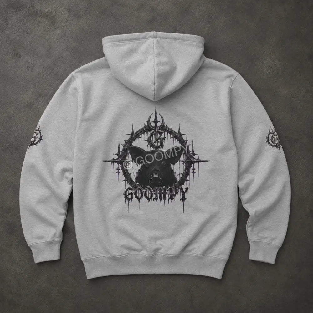 Goompy Graphic Zip-Up Hoodie - Hoodie