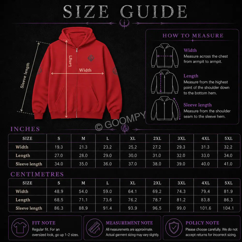 Goompy Graphic Zip-Up Hoodie - Hoodie