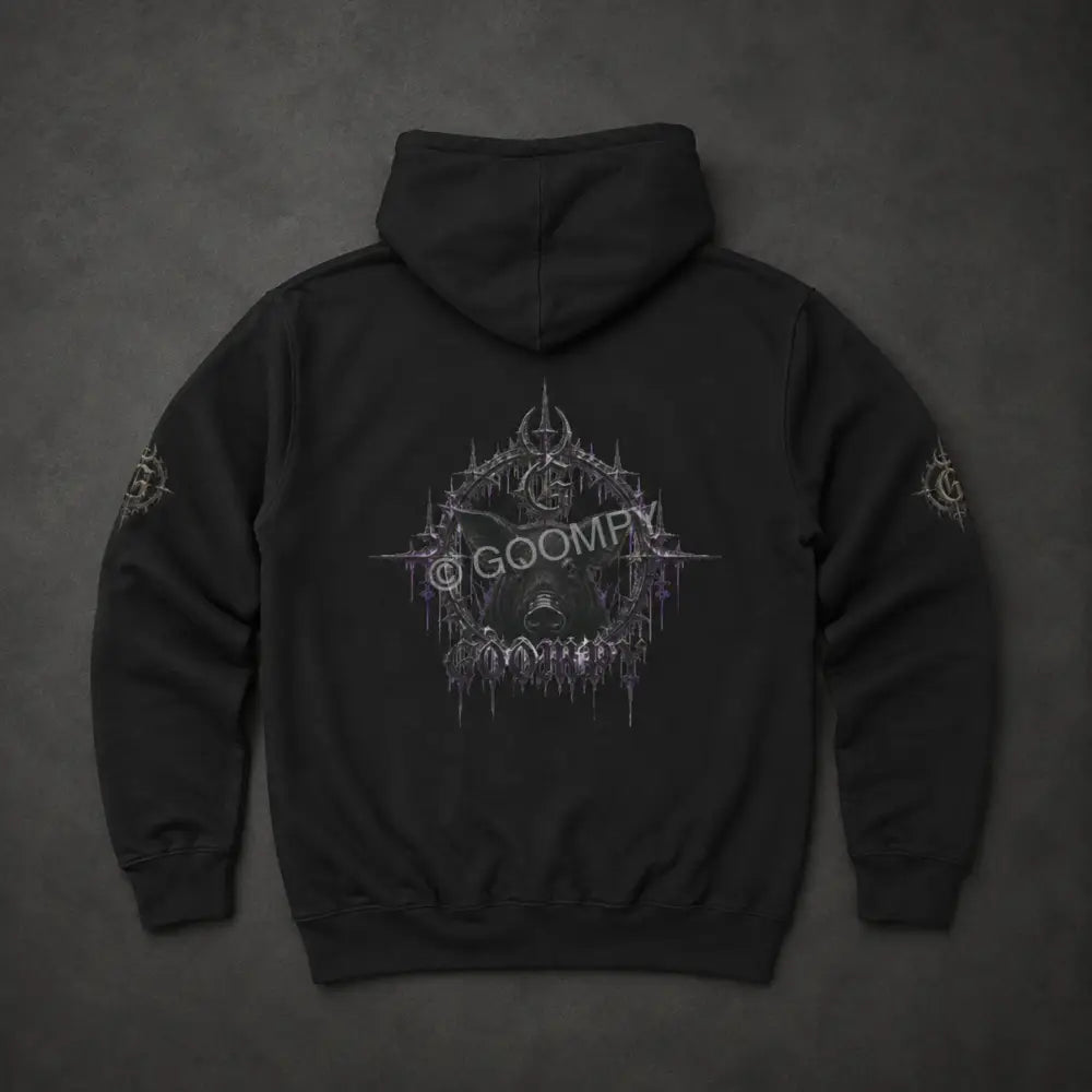Goompy Graphic Zip-Up Hoodie - Hoodie